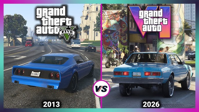 GTA 5 em ambiente gamer moderno com TV e luzes de LED enquanto o jogo exibe tela de ação