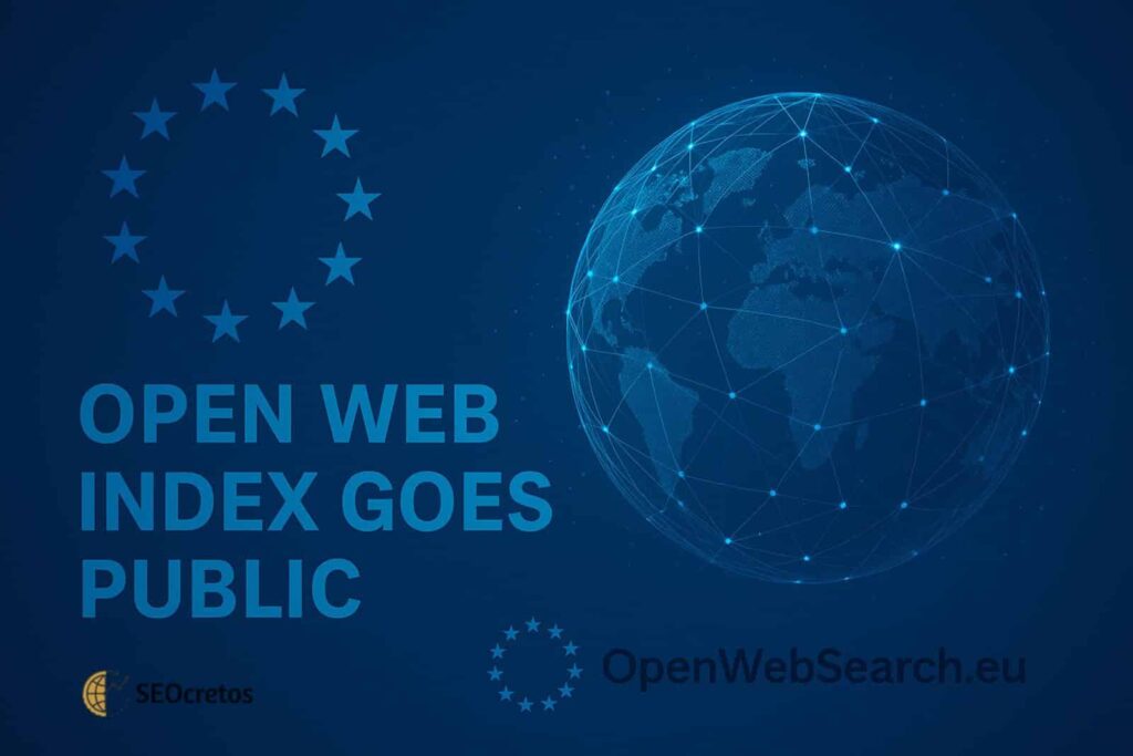 Representação da União Europeia conectada por rede digital com destaque para buscador alternativo ao Google e Bing